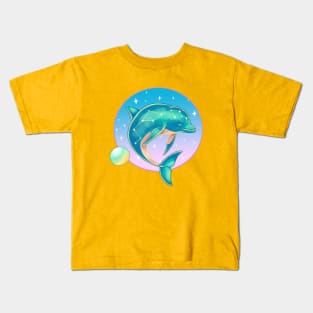Constellation Dolphin Kids T-Shirt